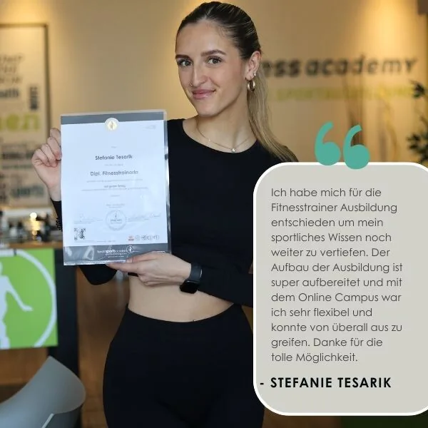 Absolventin der Flexyfit Academy