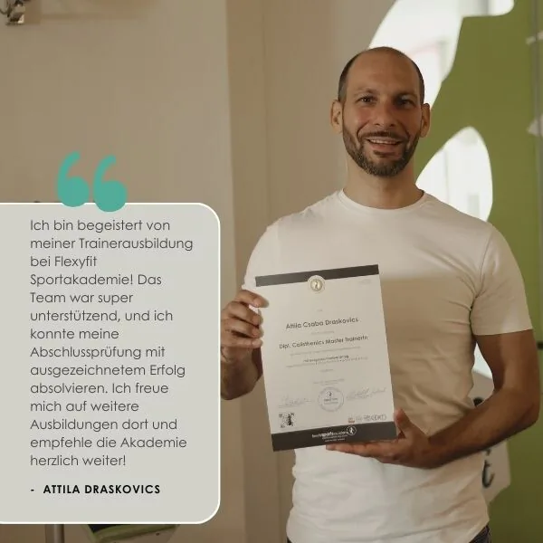 Attila Draskovics – Absolvent der Flexyfit Academy