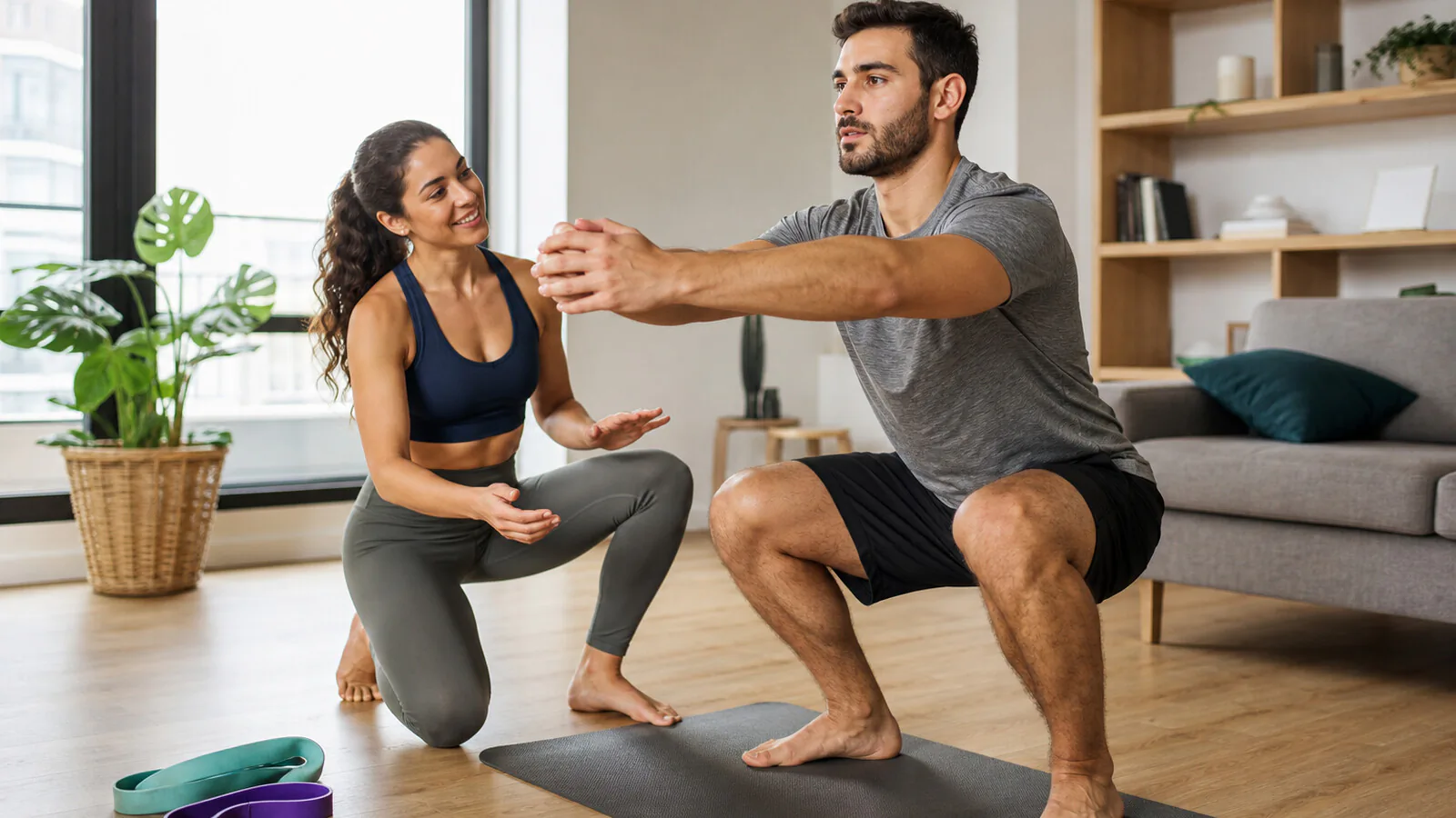 Personal Trainer: Training beim Kunden